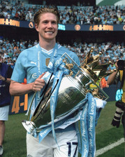 Manchester City Kevin De Bruyne Autographed Signed 8x10 Photo COA #7