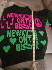 Vintage NKOTB Sweater Kid's 90s Neon New Kids On The Block