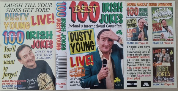 Dusty Young Best 100 Irish Jokes Live! Tape 1 Cassette PLMC 12
