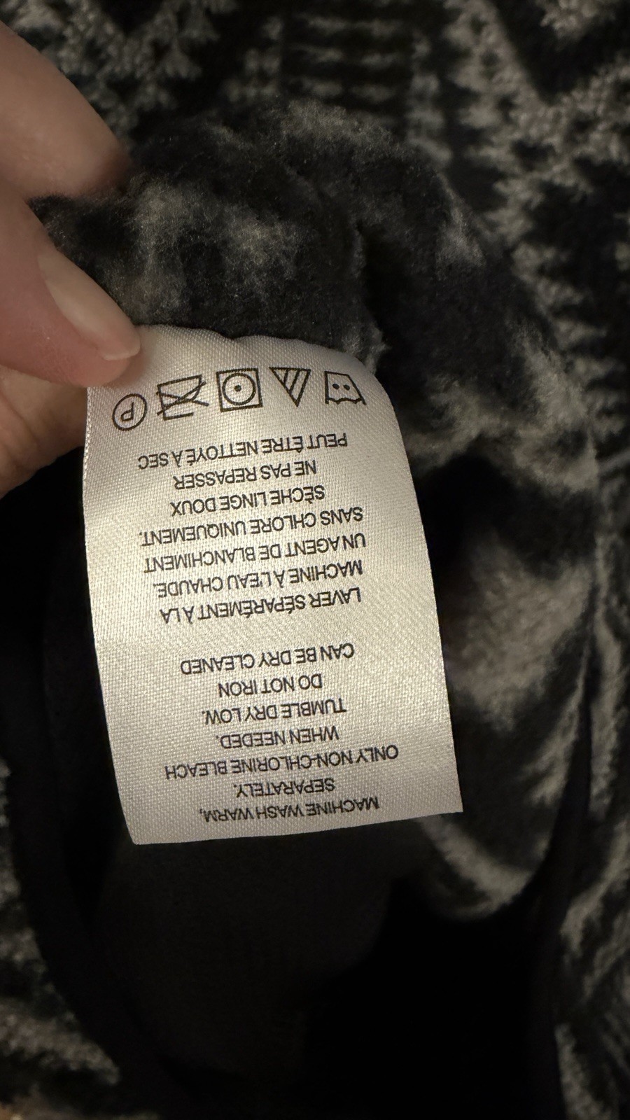 Pendleton BLACK/SILVER GRAY GEOMETRIC Half-Zip Sh… - image 8