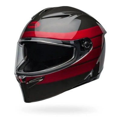 Bell Lithium MIPS Neo Motorradhelm schwarz rot