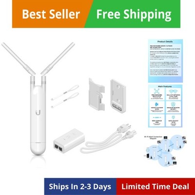Pre-Configured Ubiquiti UAP-AC-M- Unifi Mesh Access Point, UniFi AC Mesh Wide...