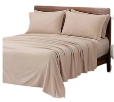 Berkshire Polarfleece Sheet Set with Extra Cases Beige