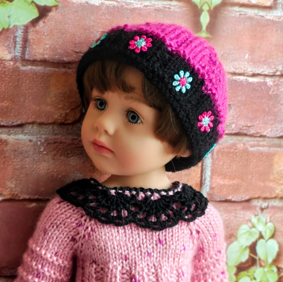 Одежда ручной работы для куклы Gotz Little Kidz, платье для куклы, кукла 36 см/14-14,5" - Изображение 2 из 4