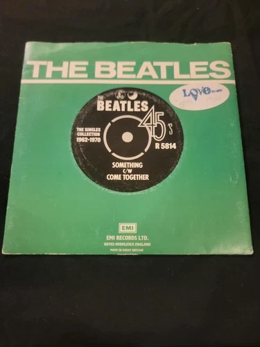 Beatles – Something / Come Together 45 UK Apple R 5814 w/ Picture Sleeve – VG/VG