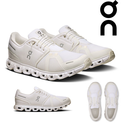 FLASH SALE  Cloud 6 Women's Running Shoes All White 100% Authenticw/ BOX