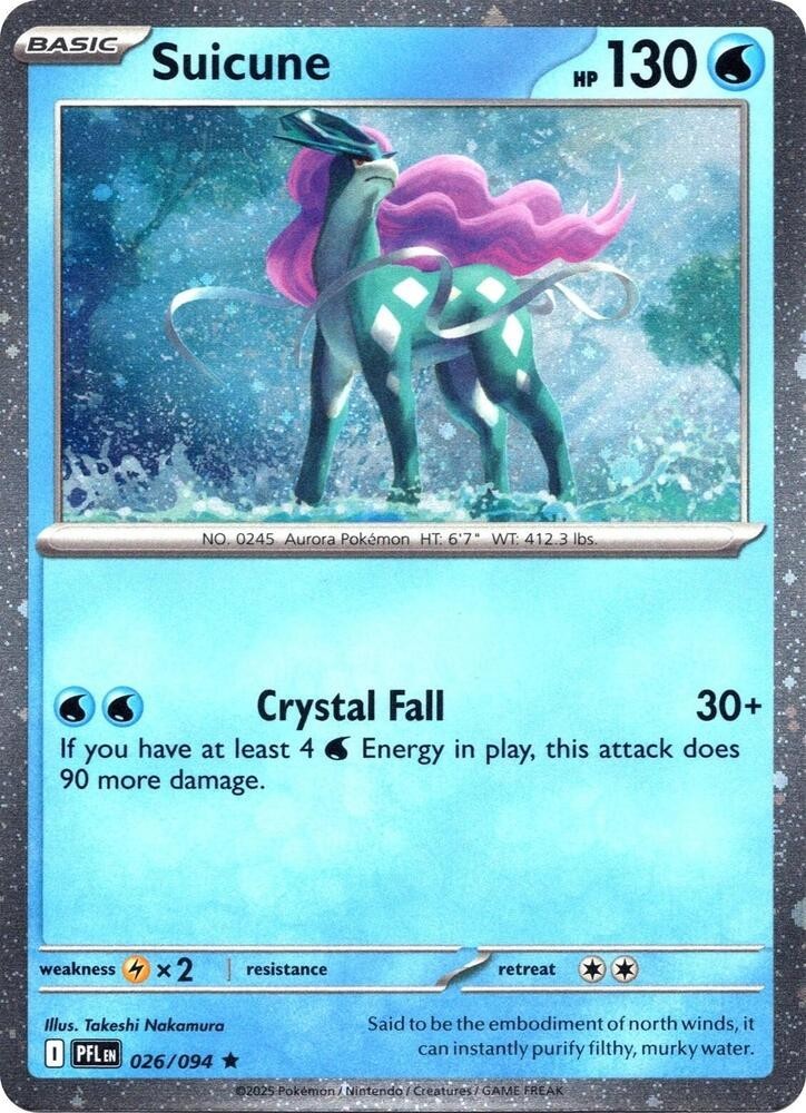 Suicune (Cosmos Holo) 026/094 Miscellaneous Cards & Products Holo