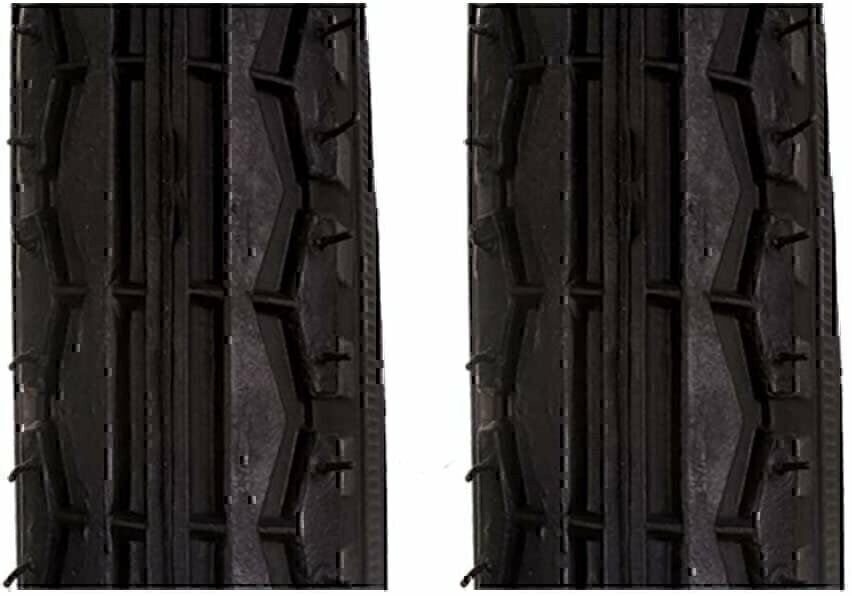 Sunlite Street Hybrid MTB City Dirt Road Black White Bike Tire Pair 26 x 1.75