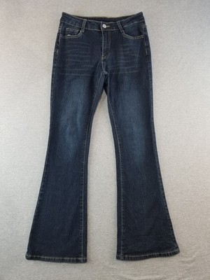 Unbranded Jeans Womens Sz Small Stretch Waist Dark Wash Normcore Cute Comfy Nice