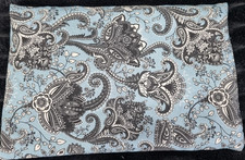 Bouillotte Chauffante en Graine de Blé BIO cachemire BLEU Fabrication Française
