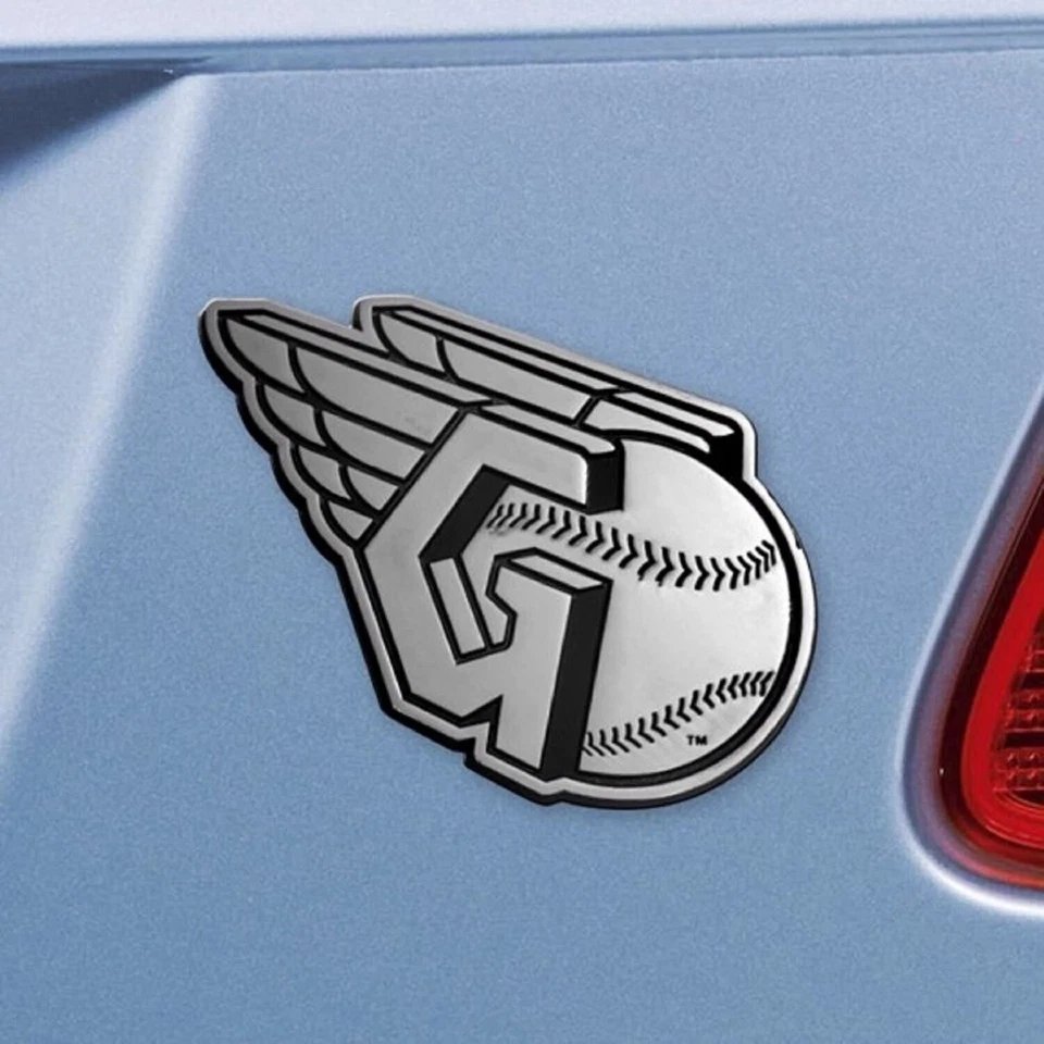 Cleveland Guardians Auto Emblem Solid Metal Chrome Raised Decal - Image 2 of 4