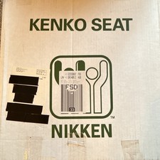 Nikken Kenko Seat Magnetic Therapy Pad for Back Pain Relief, Beige Portable