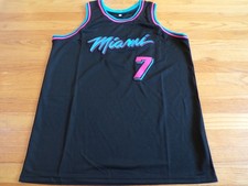 NBA CUSTOM MIAMI HEAT GIANNIS ANTOKOUNMPO BLACK SWINGMAN JERSEY SIZE XL