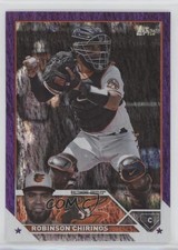 2023 Topps Series 2 Retail Purple Foil /799 Robinson Chirinos #620 0xl5