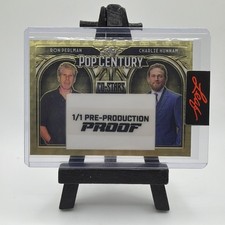 Ron Perlman Charlie Hunnam Leaf Pop Century 1/1 One of One Pre Production Proof
