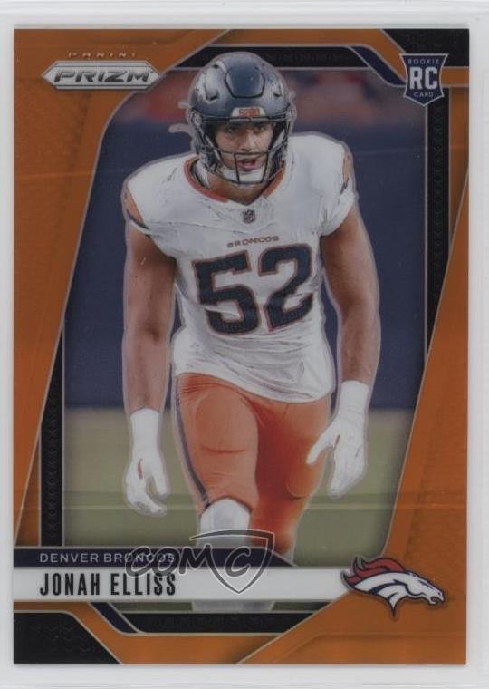 2024 Panini Prizm Rookies Orange Prizm 96/249 Jonah Elliss #356 Rookie RC 2h5