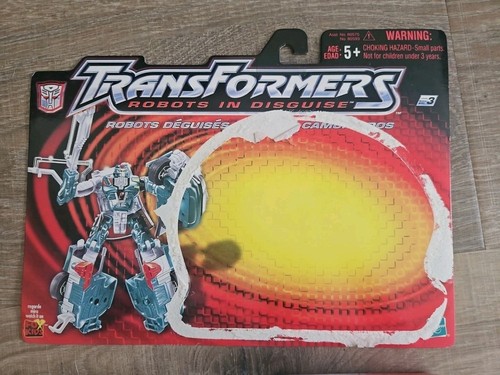 TRANSFORMERS ROBOTS IN DISGUISE X-BRAWN SILVER AUTOBOT HASBRO FIGURE 2001! G34 - Picture 3 of 4