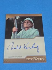 ROBERT VERLAQUE RITTENHOUSE STAR TREK DISCOVERY SEASON 5 INCENTIVE BOX AUTOGRAPH