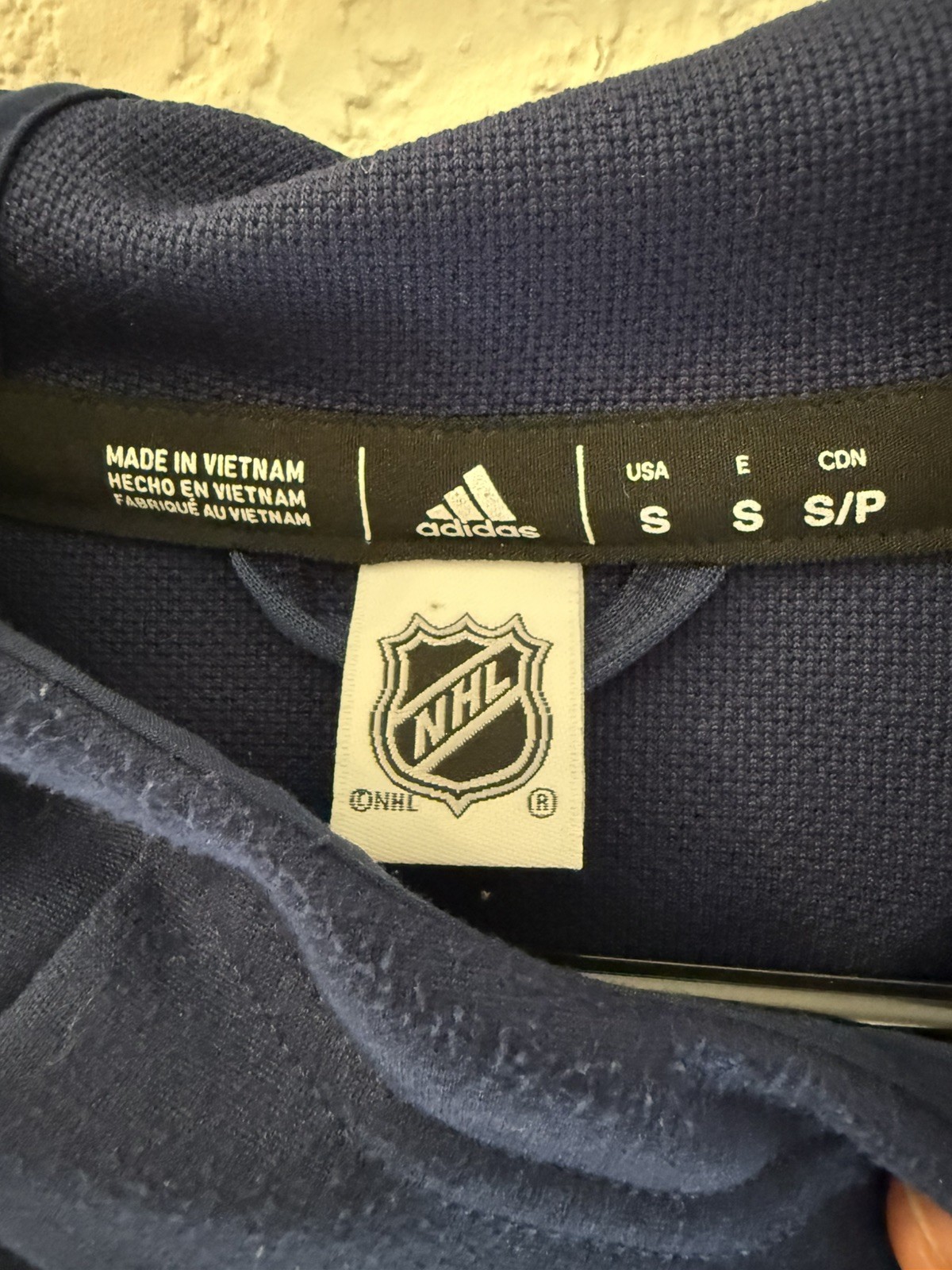 Adidas Columbus Blue Jackets NHL Mens Hoodie Size Small thumbnail 4