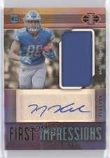 2019 Panini Illusions First Impressions Memorabilia /299 TJ Hockenson Auto xp6