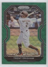 2021 Panini Prizm Tier II Green Wave Prizm Trent Grisham #159 0b3