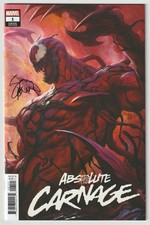 Marvel Absolute Carnage #1 Artgerm cover Signed Stegman Midtown Exclusive Coa NM