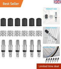 Waterproof 6PCS Copper Bike Valve Core Set - Perfect for Dunlop & Dutch Valves