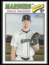 Cole Wilcox 2026 Topps Heritage #155 Rookie Seattle Mariners