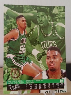 Fleer NBA 1993-94 Ultra Acie Earl Boston Celtics #10 Basketball Trading Card