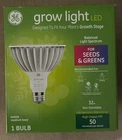 GE Lighting Grow Light Starters 93101232 32W White PAR38 Grow LED Light Bulbty