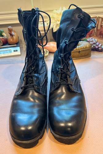 1997 Ro Search Combat Jungle Boots Mens 10 R Black Protective Spike