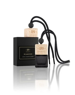 Aromatic 89 Diamond Luxury Hanging Air Freshener for Car, Home, Workplace 8ml.