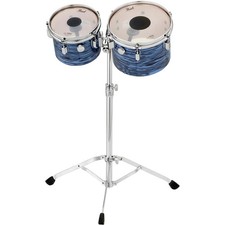 Pearl President Series Deluxe Concert Tom Set With Double Tom Stand Ocean Ripple