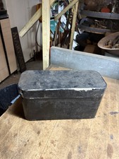 Western Electric Telephone Dry Cell Battery Metal Tin Box Case Large 2B Part USA