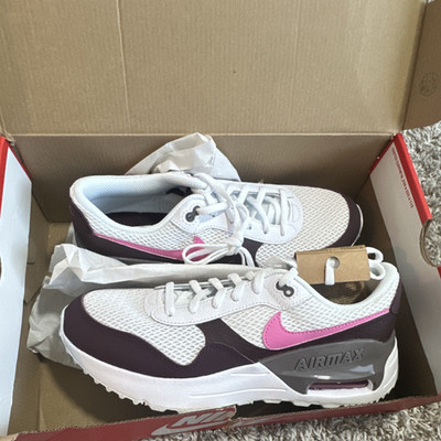 Nike Air Max SYSTM (GS) Kids Sneaker 6.5Y White/Playful Pink DQ0284-116