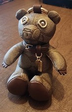 Coach Collectible Bear Bag Charm In Signature Canvas
