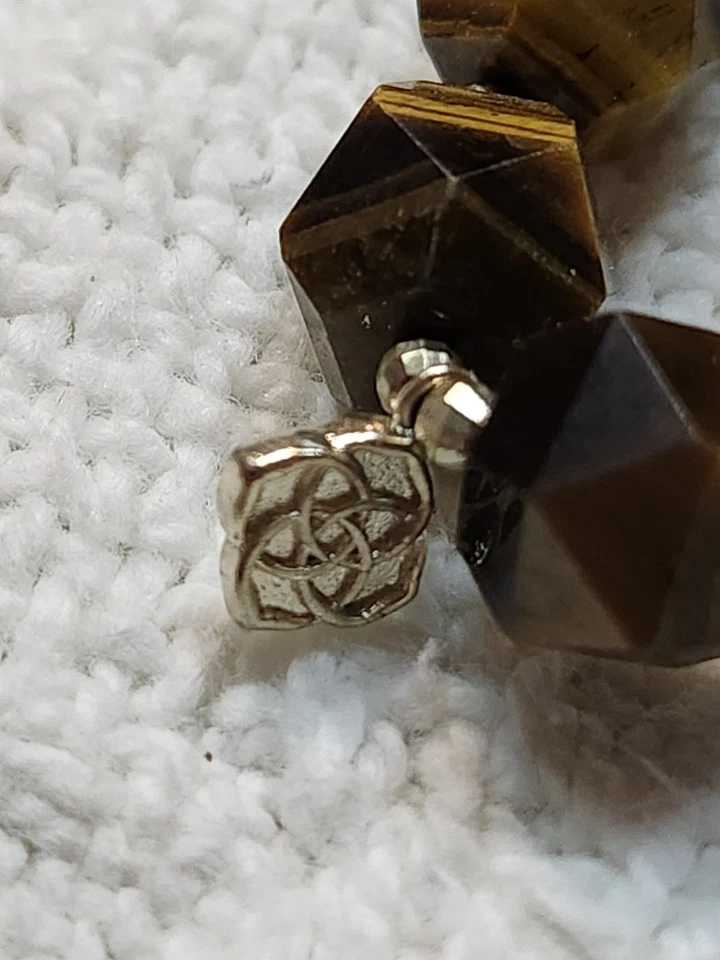 Kendra Scott Sadie 弹力手链老虎眼金石英 — 第 3/4 张图片