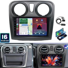 DAB+ Android 16 Autoradio 9" Carplay Für Renault DACIA SANDERO 2 Logan Bluetooth DAB+ Android 16 Autoradio 9" Carplay Für Renault DACIA SANDERO 2 Logan Bluetooth