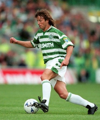 Jorge Cadete of Glasgow Celtic on the ball Pre Season Friendly mat- Old Photo
