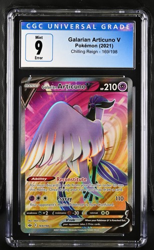 Galarian Articuno V graded CGC 9 for sale on eBay