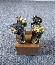 Boston Warehouse Animal Cheese Spreaders Set Jungle Safari Knife Block Holder De