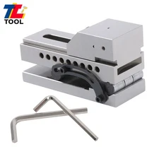3" Jaw Toolmaker Sine Vise Grinding Ground Steel Bench Vise Clamping Milling
