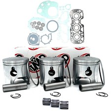 Suzuki GT750 12103-31830-050 Piston Kits Gasket Set Bearings (3) +1.0mm / 71.0mm