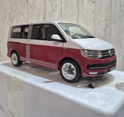 Modellauto 1:18 VW T6 Multivan NZG Generation Six White/Red ovp
