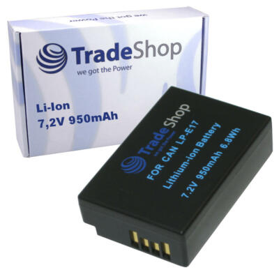 Akku Batterie für Canon Kiss X8i X9 X9i M3 M5 M6 Rebel SL2 T6i T6s T7i LP-E17