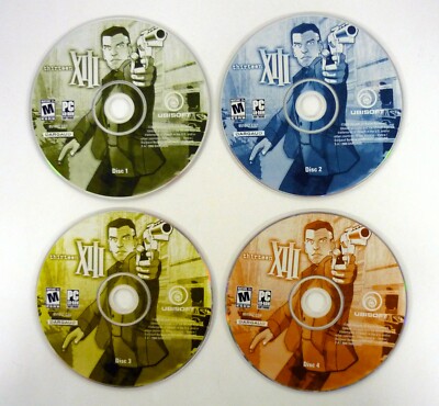 Thirteen XIII PC CD-ROM Ubisoft 4 Disc Set Only 2003