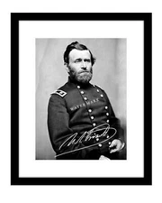 Ulysses S Grant 8x10 Signed photo print civil war general military uniform GOP
