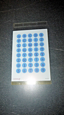 CUTTLEBUG ALPHABET EMBOSSING CUT AND EMBOSS