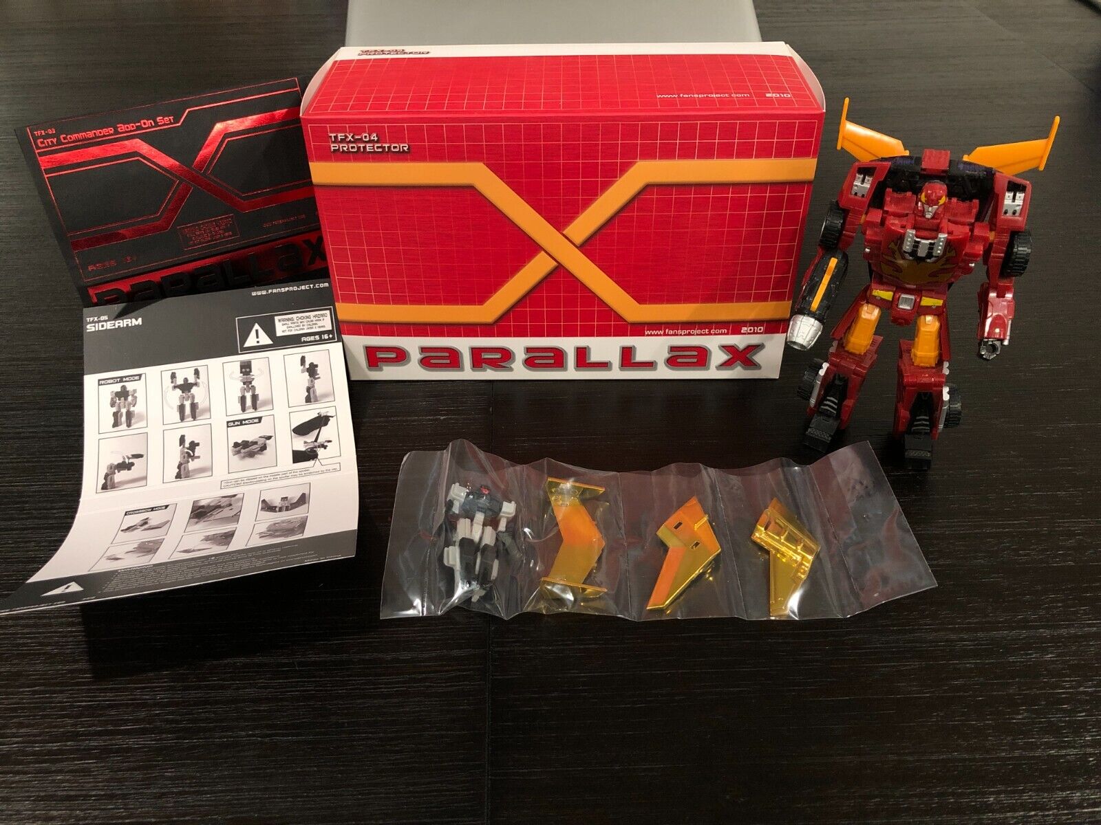 Transformers Fansproject TFX-04 Parallax PROTECTOR with Classics Hot Rod