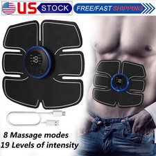 Abdominal Muscle Toning Trainer ABS Stimulator Fitness Slimming Belt Fat Burning